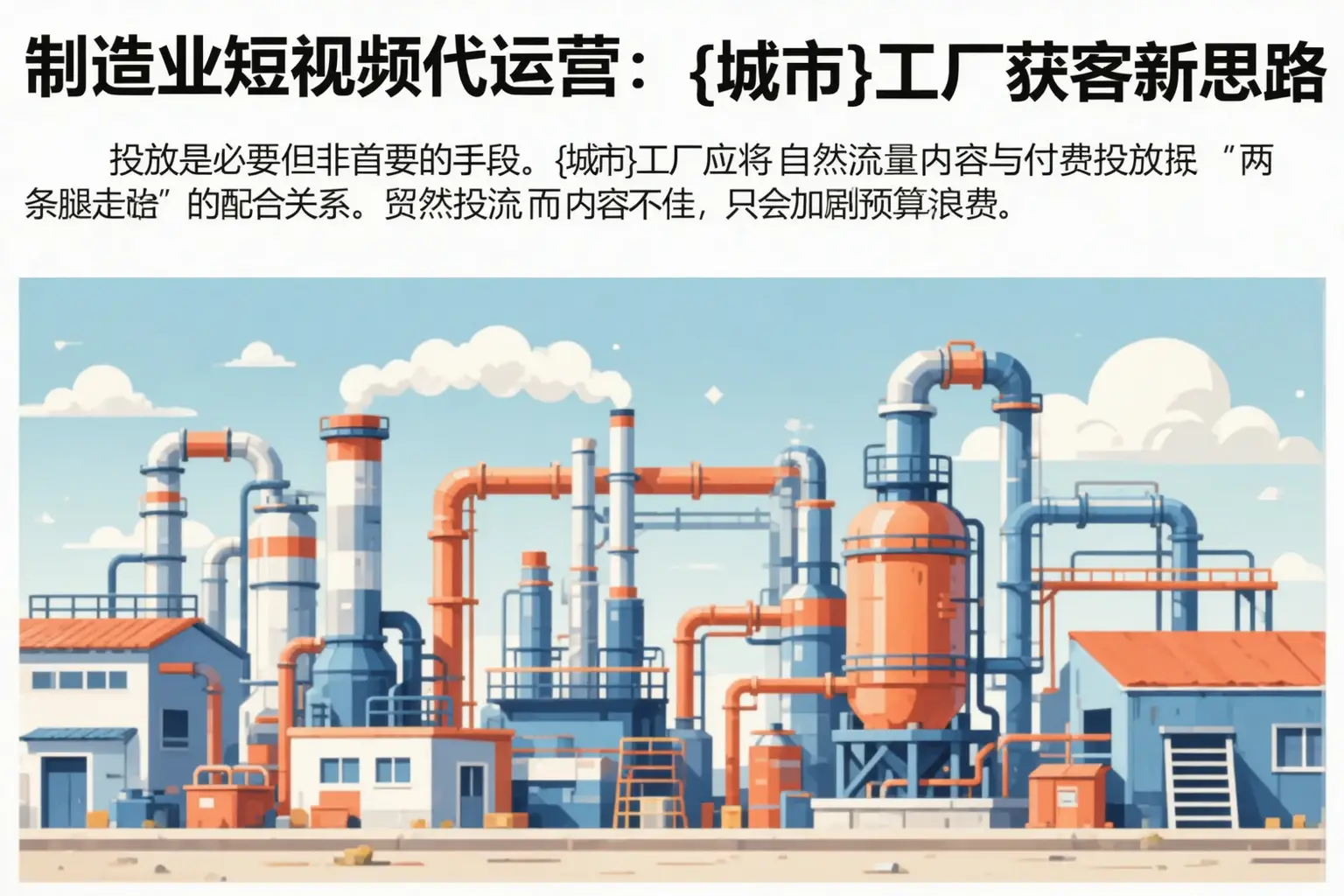 制造业短视频代运营:太仓工厂获客新思路